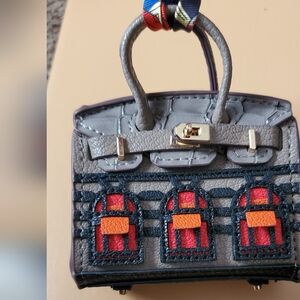 NEW, Mini Brownish-GreyPurse Bag Charms